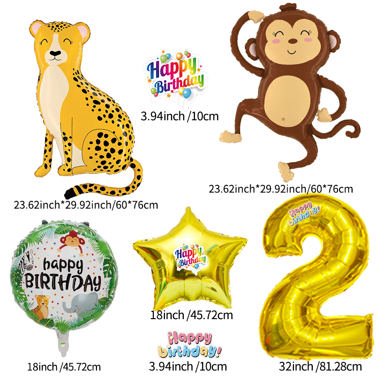 Monkey Leopard Zoo Numbers 0-9 - đánh giá và giá Wedding Zoo