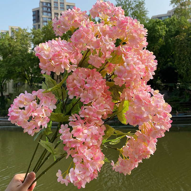 3pcs 4Head Hydrangea Wedding F - đánh giá và giá Wedding Decor Supply Store