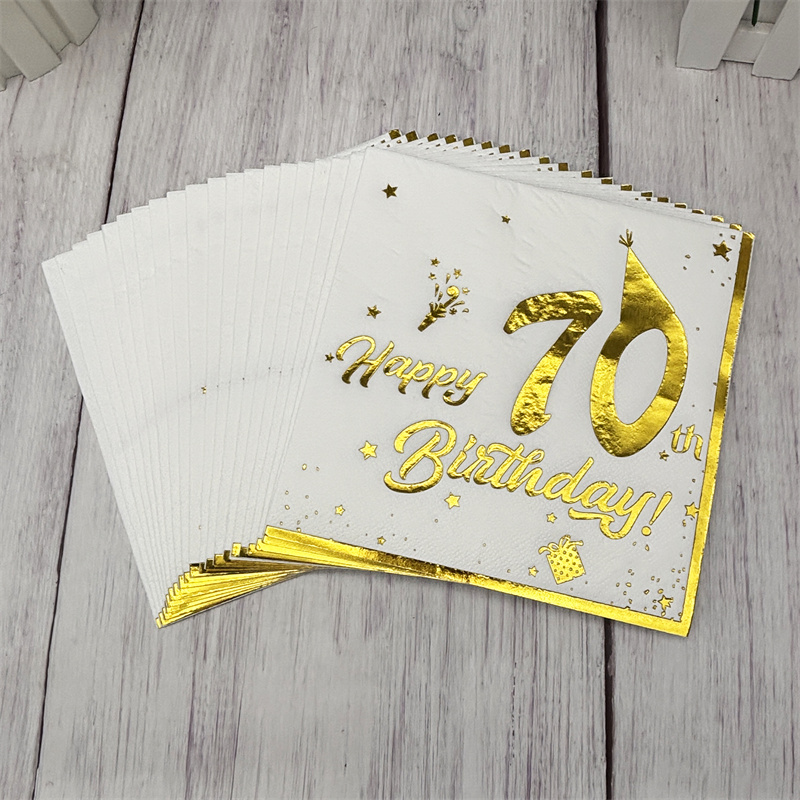 10Pcs Gold Happy 70th Birthday - đánh giá và giá Table Number Gold