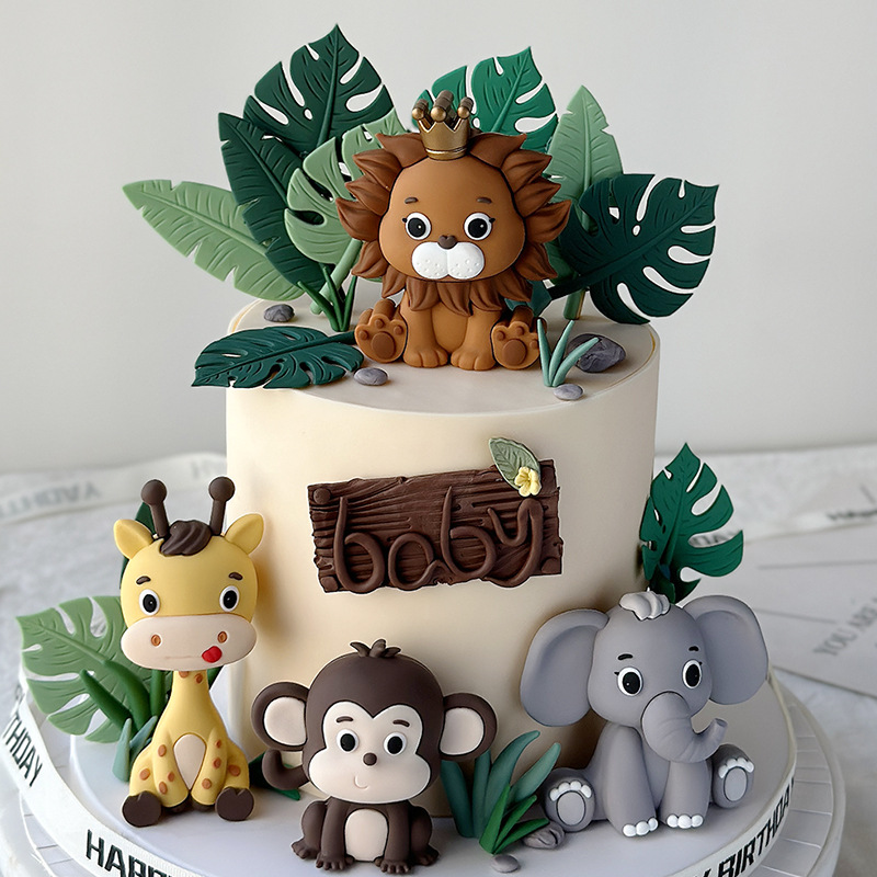 New Forest Jungle Animals Cake - đánh giá và giá Wedding Zoo