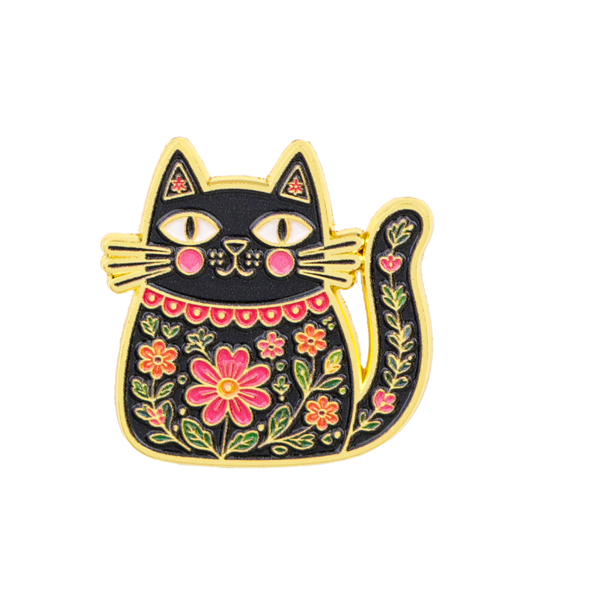 Folk Art Floral Black Cat Enam - đánh giá và giá Good Floral & Wedding Decor Supply Photos