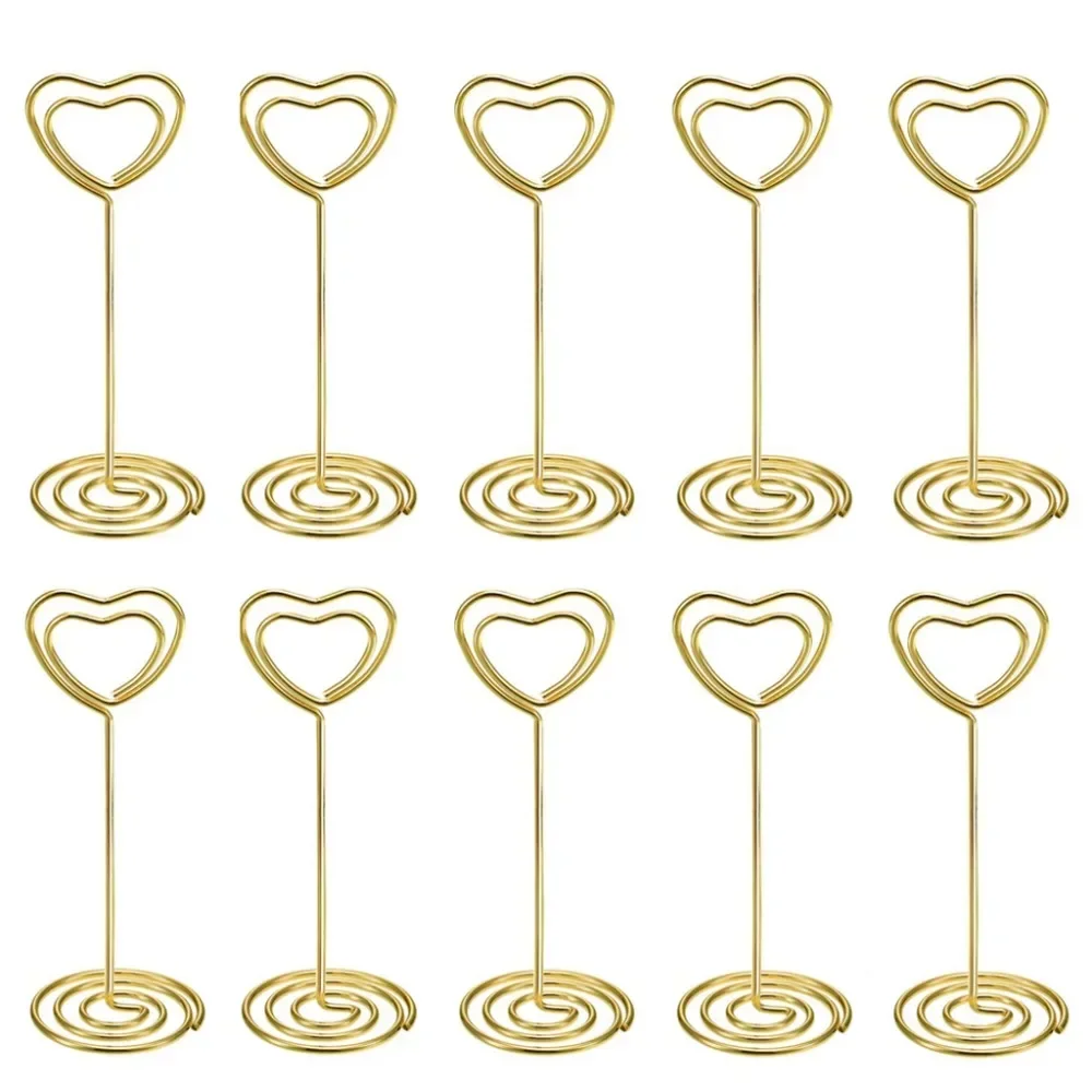 10pcs Heart Shape Table Number - đánh giá và giá Table Number Gold