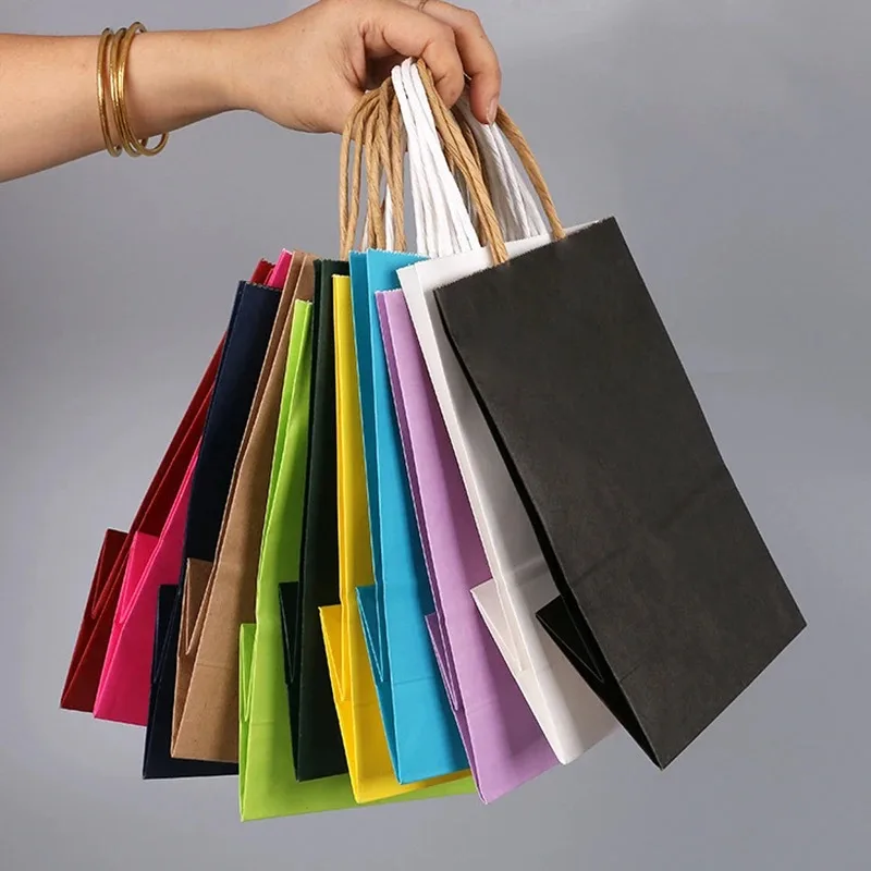 10/30/50pcs Kraft Paper Bag wi - đánh giá và giá Wedding/Event Supply Store